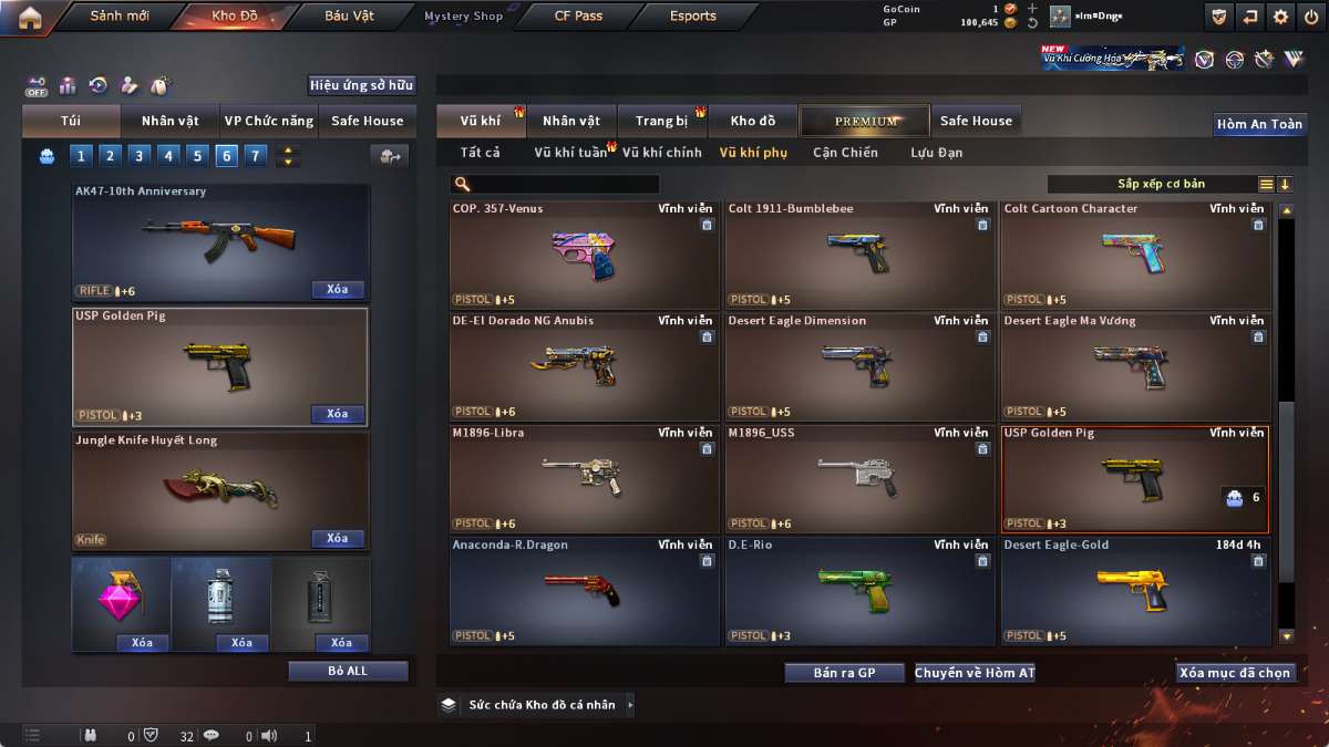 shop acc cf uy tin gia re